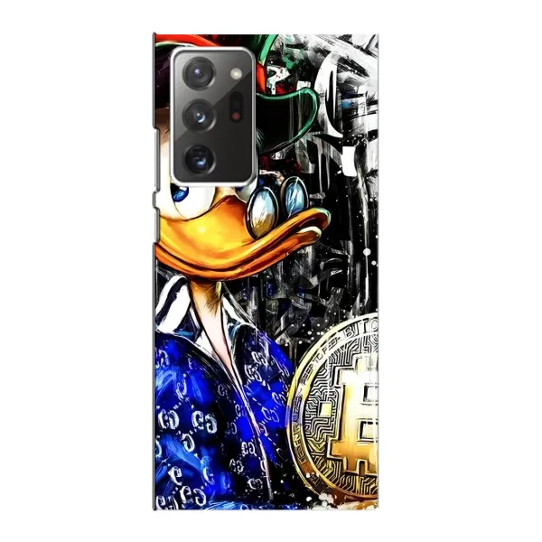 Чехол с принтом «Биткойн Скрудж» для Samsung Galaxy Note 20 Ultra