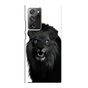 Чохли з картинкою животних Samsung Galaxy Note 20 Ultra (Чорний ЛЕВ)