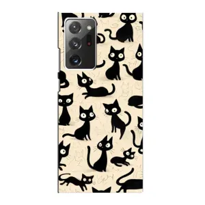 Чохол з принтом «Чорні коти» для Samsung Galaxy Note 20 Ultra