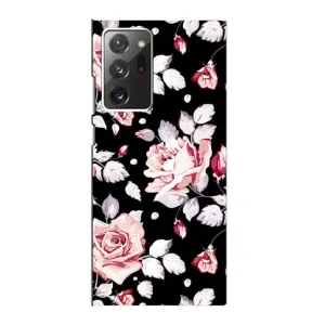 Чохли з квітами для Samsung Galaxy Note 20 Ultra (VPrint) (Квіти на чорному)