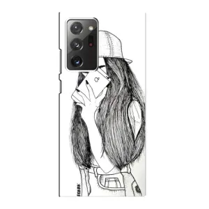 Чохол з друком для Samsung Galaxy Note 20 Ultra - (Мода) (AlphaPrint) (Фото дівчини)