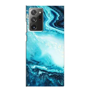 Мраморний чехол на Samsung Galaxy Note 20 Ultra (VPrint) (Блакитний мрамор)