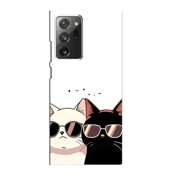 Чохол з принтом «Коти в окулярах» для Samsung Galaxy Note 20 Ultra