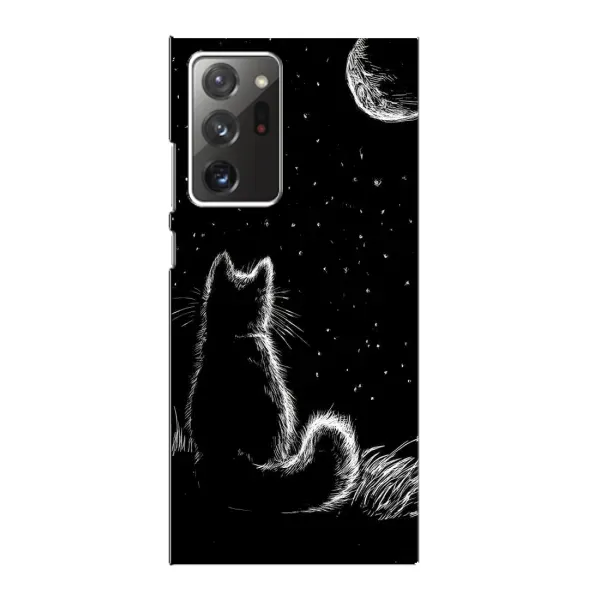Чохол з принтом «Котик і місяць» для Samsung Galaxy Note 20 Ultra Чохол з принтом «Котик і місяць» для Samsung Galaxy Note 20 Ultra