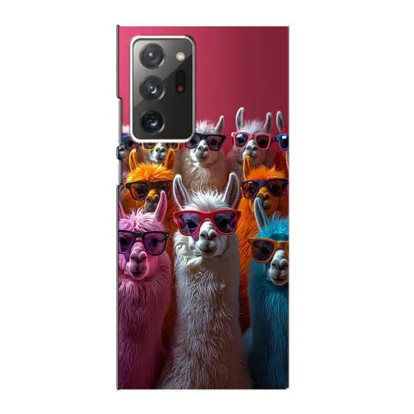 Чохол з принтом «Лами в окулярах» для Samsung Galaxy Note 20 Ultra