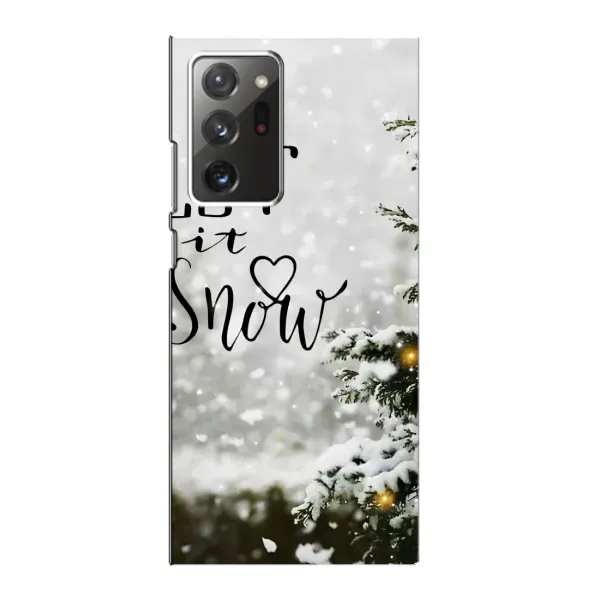 Чохол з принтом «Let it snow» для Samsung Galaxy Note 20 Ultra