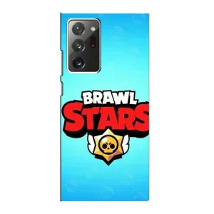 Чехлы Brawl Stars для Samsung Galaxy Note 20 Ultra (AlphaPrint) (Лого Бравл Старс)
