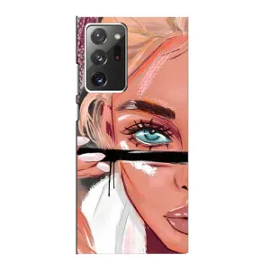 Чохол з друком для Samsung Galaxy Note 20 Ultra - (Мода) (AlphaPrint) (Макіяж)