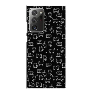Чохол з принтом для Samsung Galaxy Note 20 Ultra (AlphaPrint) Модні коти (Маленькі котики)