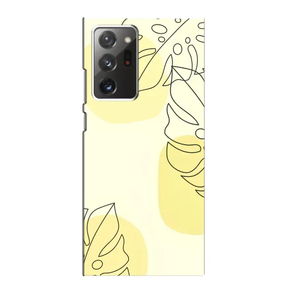 Чохол з принтом «Жовта монстера арт» для Samsung Galaxy Note 20 Ultra