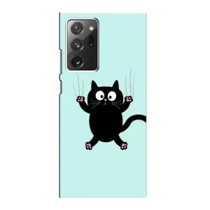 Чохол з принтом для Samsung Galaxy Note 20 Ultra (AlphaPrint) Модні коти (Падаючий кіт)