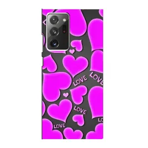 Чехлы для любимой на Самсунг Галакси Ноут 20 Ультра (VPrint) (Pink hearts)