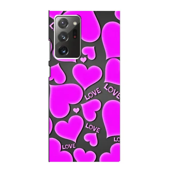 Чехол с принтом «Pink hearts» для Samsung Galaxy Note 20 Ultra