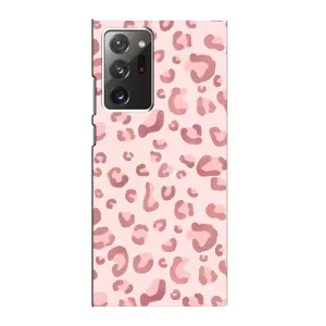 Чехол с розовым рисунком для Samsung Galaxy Note 20 Ultra (Розовый леопард)