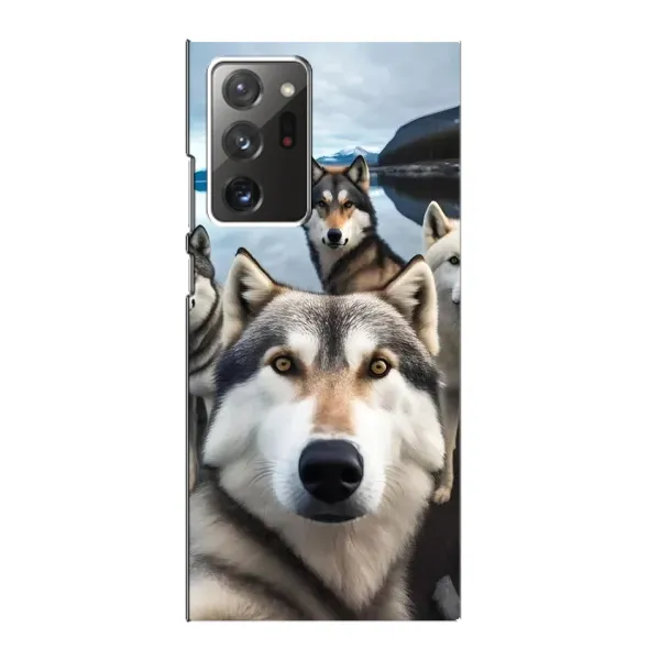 Чохол з принтом «Селфі Хаскі» для Samsung Galaxy Note 20 Ultra
