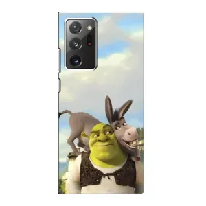 Чехол с мультфильмом Шрек на Samsung Galaxy Note 20 Ultra (Шрек и Осел)
