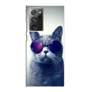 Чохол з принтом для Samsung Galaxy Note 20 Ultra (AlphaPrint) Модні коти (Стильний кіт)