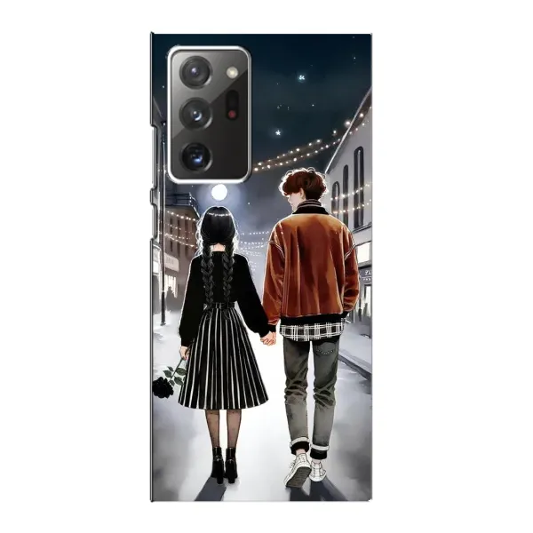 Чехол с принтом «Уэнздей и Тайлер» для Samsung Galaxy Note 20 Ultra Чехол с принтом «Уэнздей и Тайлер» для Samsung Galaxy Note 20 Ultra