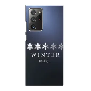 Зимні Чохли для Самсунґ Гелексі Ноут 20 Ультра - прозорий фон (Winter loading)