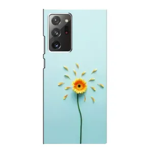 Чохли з квітами для Samsung Galaxy Note 20 Ultra (VPrint) (Жовта квітка)
