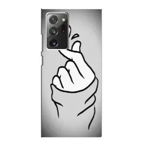 Чохол з принтом для Samsung Galaxy Note 20 Ultra (AlphaPrint - Знак сердечка) (Значок Love)
