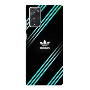 Чехлы Адидас для Samsung Galaxy Note 20 (AlphaPrint) (Адидас с полосами)