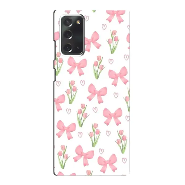 Чехол с принтом «Банты и цветы» для Samsung Galaxy Note 20
