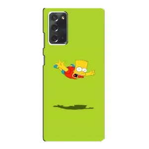 Чехол с Симпсонами для Samsung Galaxy Note 20 (VPrint) (Барт Симпсон)