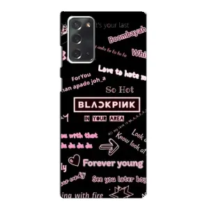Чехол с музыкальной группой для Samsung Galaxy Note 20 (BLACKPINK)