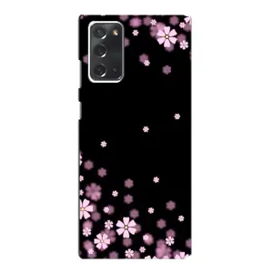 Чехол для Самсунг Галакси Нот 20 - с принтом (Дизайнерские) (AlphaPrint) (Цветочки маленькие)