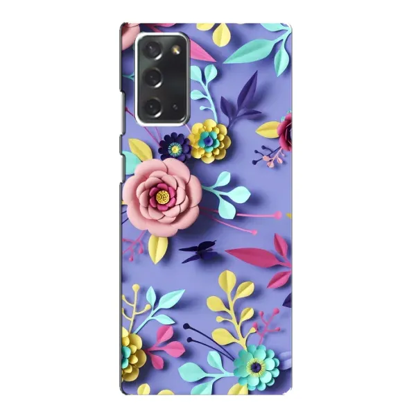 Чехол с принтом «Цветочный дизайн» для Samsung Galaxy Note 20