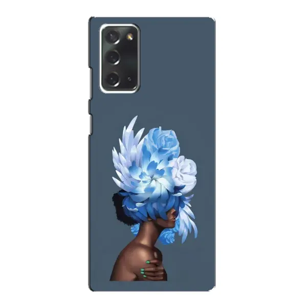 Чохол з принтом «Квіти на голові» для Samsung Galaxy Note 20