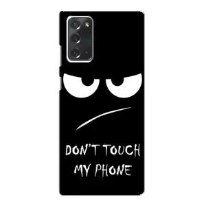 Чехол для Самсунг Галакси Нот 20 - (AlphaPrint) с печатью (ТОП продаж) (Dont Touch)