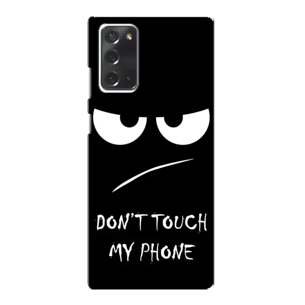 Чохол з принтом «Dont Touch» для Samsung Galaxy Note 20
