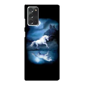 Чехол для Самсунг Галакси Нот 20 - (Единорожки - Новинки) (AlphaPrint) (Единорог)