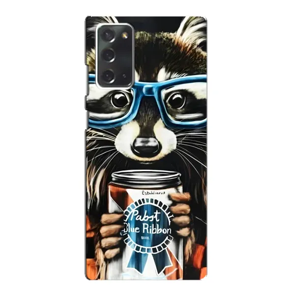 Чохол з принтом «Єнот з банкою» для Samsung Galaxy Note 20 Чохол з принтом «Єнот з банкою» для Samsung Galaxy Note 20