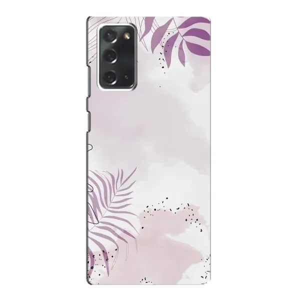 Чехол с принтом «Фиолетовые листья» для Samsung Galaxy Note 20 Чехол с принтом «Фиолетовые листья» для Samsung Galaxy Note 20