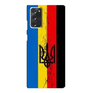 Украинские Чехлы для Samsung Galaxy Note 20 с картинкой УПА (AlphaPrint) (Флаг УПА)