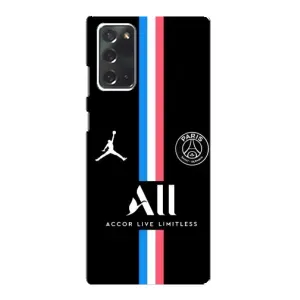 Чехлы PSG для Samsung Galaxy Note 20 (AlphaPrint) (футболка ПСЖ)