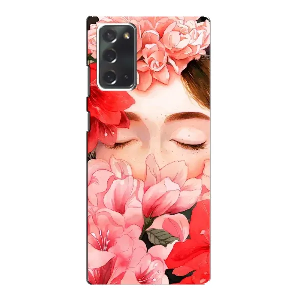 Чохол з принтом «Очі в квітах» для Samsung Galaxy Note 20