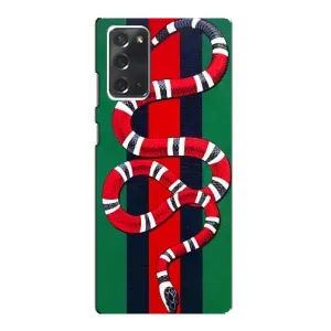 Чехлы ГУЧЧИ для Самсунг Галакси Нот 20 (AlphaPrint) (Gucci змия)