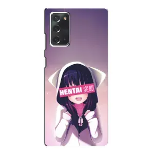 Чехлы Персонажи Аниме Наруто для Samsung Galaxy Note 20 (AlphaPrint) (Hentai chan)