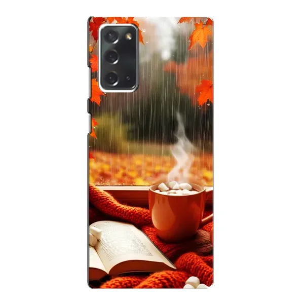 Чохол з принтом «Кава і дощ» для Samsung Galaxy Note 20 Чохол з принтом «Кава і дощ» для Samsung Galaxy Note 20