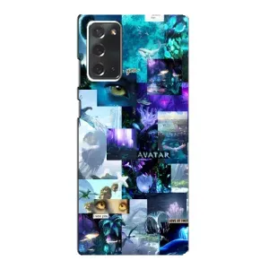 Чехлы с фильма АВАТАР для Samsung Galaxy Note 20 (AlphaPrint) (коллаж Аватар)