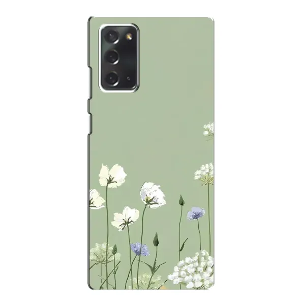 Чехол с принтом «Цветы на зеленом» для Samsung Galaxy Note 20 Чехол с принтом «Цветы на зеленом» для Samsung Galaxy Note 20