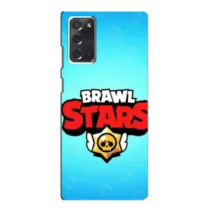 Чехлы Brawl Stars для Samsung Galaxy Note 20 (AlphaPrint) (Лого Бравл Старс)