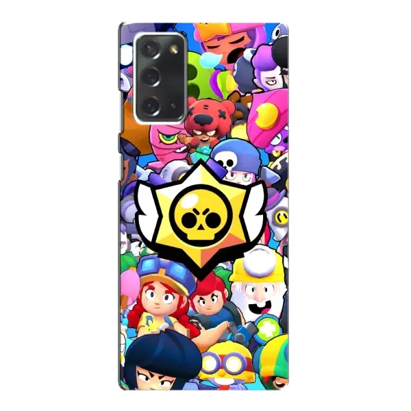 Чехол с принтом «Лого Brawl Stars» для Samsung Galaxy Note 20