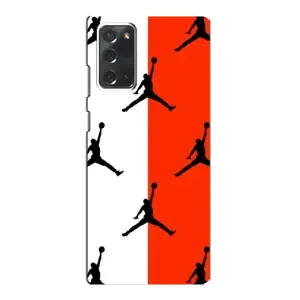 Чехлы для Samsung Galaxy Note 20 - с картинкой JORDAN (AlphaPrint) (Лого Джордан)