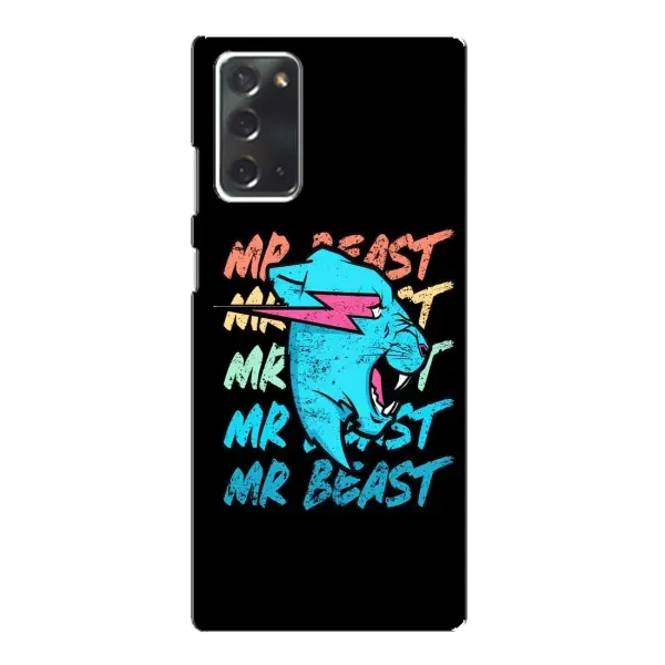 Чохол з принтом «logo Mr beast» для Samsung Galaxy Note 20