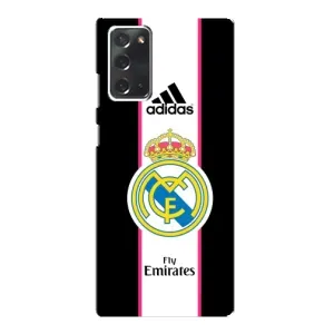 Чехол для Samsung Galaxy Note 20 с принтом Реал Мадрид (Лого Real Madrid)